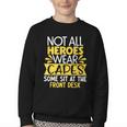 Front Office Desk Administrator Back To School Reception Youth Crewneck Sweatshirt