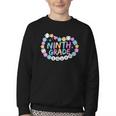 Girls 9th Grade Vibes Back To School Ninth Grade Youth Crewneck Sweatshirt Girls 9th Grade Vibes Back To School Ninth Grade Youth Crewneck Sweatshirt