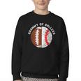 Grammy Of Ballers Football Baseball Grandma Grammy Youth Crewneck Sweatshirt Grammy Of Ballers Football Baseball Grandma Grammy Youth Crewneck Sweatshirt
