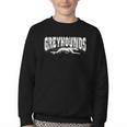 Greyhounds Mascot Back To School Team Spirit Youth Crewneck Sweatshirt