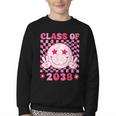 Groovy Class Of 2038 Grow With Me Smile Face Back To School Youth Crewneck Sweatshirt Groovy Class Of 2038 Grow With Me Smile Face Back To School Youth Crewneck Sweatshirt