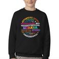 Groovy Community Outreach Worker Back To School Youth Crewneck Sweatshirt Groovy Community Outreach Worker Back To School Youth Crewneck Sweatshirt