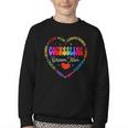 Groovy Counseling Dream Team Appreciation Back To School Youth Crewneck Sweatshirt Groovy Counseling Dream Team Appreciation Back To School Youth Crewneck Sweatshirt