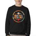 Groovy Enrollment Secretary Back To School Youth Crewneck Sweatshirt Groovy Enrollment Secretary Back To School Youth Crewneck Sweatshirt