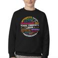Groovy School Community Liaison Back To School Appreciation Youth Crewneck Sweatshirt Groovy School Community Liaison Back To School Appreciation Youth Crewneck Sweatshirt