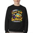 Happy First Day Of School Bus Driver Back To School Youth Crewneck Sweatshirt Happy First Day Of School Bus Driver Back To School Youth Crewneck Sweatshirt