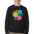 Happy To See Your Face Back To School First Day Of School Youth Crewneck Sweatshirt Happy To See Your Face Back To School First Day Of School Youth Crewneck Sweatshirt