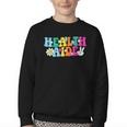Health Aide Squad Admin Squad Back To School Youth Crewneck Sweatshirt