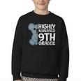 Highly Koalafied 9th Grader Koala Back To School Youth Crewneck Sweatshirt