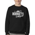 Hornets Volleyball Back To School Spirit Youth Crewneck Sweatshirt