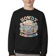 Howdy Kindergarten Cowgirl Country Western Back To School Youth Crewneck Sweatshirt Howdy Kindergarten Cowgirl Country Western Back To School Youth Crewneck Sweatshirt