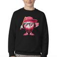 Ice Cream Drip Baseball Valentine's Day Spots Baseball Drip Youth Crewneck Sweatshirt Ice Cream Drip Baseball Valentine's Day Spots Baseball Drip Youth Crewneck Sweatshirt