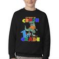 I'm Ready To Crush 1st Grade Dinosaur Back To School T-Rex Youth Crewneck Sweatshirt I'm Ready To Crush 1st Grade Dinosaur Back To School T-Rex Youth Crewneck Sweatshirt