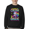 I'm Ready To Crush 3rd Grade Back To School Dancing Unicorn Youth Crewneck Sweatshirt I'm Ready To Crush 3rd Grade Back To School Dancing Unicorn Youth Crewneck Sweatshirt