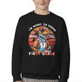 I'm Ready To Crush First Grade DinosaurRex Back To School Youth Crewneck Sweatshirt I'm Ready To Crush First Grade DinosaurRex Back To School Youth Crewneck Sweatshirt