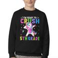 I'm Ready For Fifth Grade Back To School 5th Grade Girls Youth Crewneck Sweatshirt I'm Ready For Fifth Grade Back To School 5th Grade Girls Youth Crewneck Sweatshirt