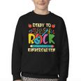 I'm Ready To Rock Kindergarten Guitar Back To School Boys Youth Crewneck Sweatshirt