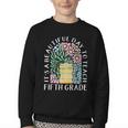It's A Beautiful Day To Teach Fifth Grade Back To School Youth Crewneck Sweatshirt