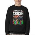 Kids Back To School I'm Ready To Crush Kindergarten For Boys Youth Crewneck Sweatshirt Kids Back To School I'm Ready To Crush Kindergarten For Boys Youth Crewneck Sweatshirt
