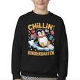 Kids Chillin In Kindergarten Penguin Student Back To School Boys Youth Crewneck Sweatshirt Kids Chillin In Kindergarten Penguin Student Back To School Boys Youth Crewneck Sweatshirt