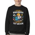 Kids Future Engineer 1st Grade Student Back To School Boys Kid Youth Crewneck Sweatshirt Kids Future Engineer 1st Grade Student Back To School Boys Kid Youth Crewneck Sweatshirt