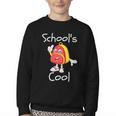 Kids School's Cool Saying Back To School For Kids Youth Crewneck Sweatshirt Kids School's Cool Saying Back To School For Kids Youth Crewneck Sweatshirt