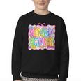 Kindergarten Coquette Bow Back To School Kinder Girl Kids Youth Crewneck Sweatshirt Kindergarten Coquette Bow Back To School Kinder Girl Kids Youth Crewneck Sweatshirt