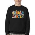 Kindergarten Dream Team Groovy Retro Children Back To School Youth Crewneck Sweatshirt Kindergarten Dream Team Groovy Retro Children Back To School Youth Crewneck Sweatshirt