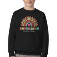 Kindergarten Dream Team Rainbow Welcome Back To School Youth Crewneck Sweatshirt Kindergarten Dream Team Rainbow Welcome Back To School Youth Crewneck Sweatshirt
