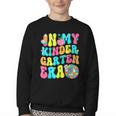 In My Kindergarten Era Groovy Back To School Youth Crewneck Sweatshirt In My Kindergarten Era Groovy Back To School Youth Crewneck Sweatshirt