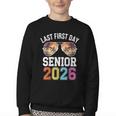 My Last First Day Class Of 2026 Senior Day Back To School Youth Crewneck Sweatshirt My Last First Day Class Of 2026 Senior Day Back To School Youth Crewneck Sweatshirt