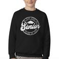 My Last First Day Senior 27 Class Of 2027 Back To School Youth Crewneck Sweatshirt