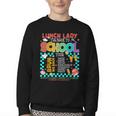 Lunch Lady Back To School Tour Cooking Worker Cafeteria Crew Youth Crewneck Sweatshirt