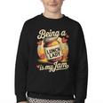 Being a Lunch Lady Is My Jam Retro Jam Jar Back To School Youth Crewneck Sweatshirt Being a Lunch Lady Is My Jam Retro Jam Jar Back To School Youth Crewneck Sweatshirt