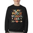 In My Middle School Era Back To School Outfits For Teache Youth Crewneck Sweatshirt