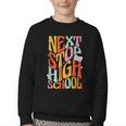 Middle School Gradution Back To School Next Stop High School Youth Crewneck Sweatshirt