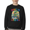 Monster Truck Dinosaur Boys Back To School Crush Pre-k Kids Youth Crewneck Sweatshirt Monster Truck Dinosaur Boys Back To School Crush Pre-k Kids Youth Crewneck Sweatshirt