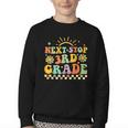 Next Stop 3rd Grade Groovy Retro Third Grade Back To School Youth Crewneck Sweatshirt Next Stop 3rd Grade Groovy Retro Third Grade Back To School Youth Crewneck Sweatshirt