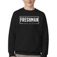 Official Freshman Class Of 2028 High School Back To School Youth Crewneck Sweatshirt Official Freshman Class Of 2028 High School Back To School Youth Crewneck Sweatshirt