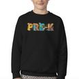 Otter Pre K Back To School Kids Boys Girls Youth Crewneck Sweatshirt