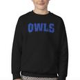 Owls Back To School Spirit B Youth Crewneck Sweatshirt
