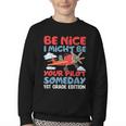 I Might Be Your Pilot First Day Back To School 1st Grade Youth Crewneck Sweatshirt I Might Be Your Pilot First Day Back To School 1st Grade Youth Crewneck Sweatshirt