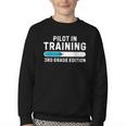 Pilot In Training 3rd Grade Edition Back To School Boys Girl Youth Crewneck Sweatshirt Pilot In Training 3rd Grade Edition Back To School Boys Girl Youth Crewneck Sweatshirt