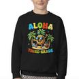 Pinapple Beach Back To School Day Aloha Third Grade Youth Crewneck Sweatshirt Pinapple Beach Back To School Day Aloha Third Grade Youth Crewneck Sweatshirt