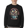 Powered By Coffee Principal Appreciation Back To School Youth Crewneck Sweatshirt Powered By Coffee Principal Appreciation Back To School Youth Crewneck Sweatshirt