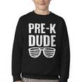 Pre-K Dude First Day Back To School Preschool Boys Kid Youth Crewneck Sweatshirt Pre-K Dude First Day Back To School Preschool Boys Kid Youth Crewneck Sweatshirt