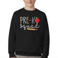 Pre-K Squad Tshirt Pre-K Back To School Youth Crewneck Sweatshirt