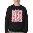 Preppy Back To School 3rd Grade Is My Jam Strawberry Bow Youth Crewneck Sweatshirt Preppy Back To School 3rd Grade Is My Jam Strawberry Bow Youth Crewneck Sweatshirt