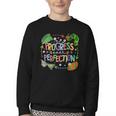 Progress Over Perfection Back To School Tee Youth Crewneck Sweatshirt