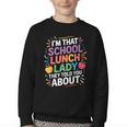 Proud Cafeteria Noun Definition Lunch Lady Back To School Youth Crewneck Sweatshirt Proud Cafeteria Noun Definition Lunch Lady Back To School Youth Crewneck Sweatshirt